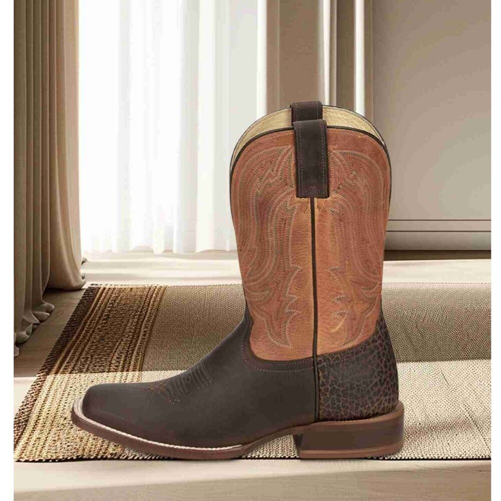 Tony Lama Mens Classic Brown Western Boots